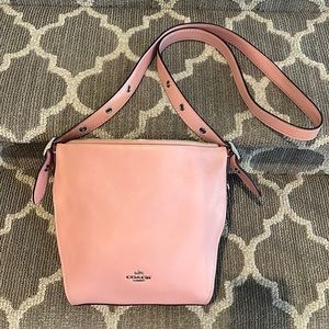Coach crossbody Light Pink with Adjustable Strap